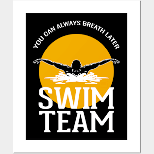 Swim Team Posters and Art